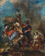 Eugene Delacroix The Abduction of Rebecca oil painting reproduction